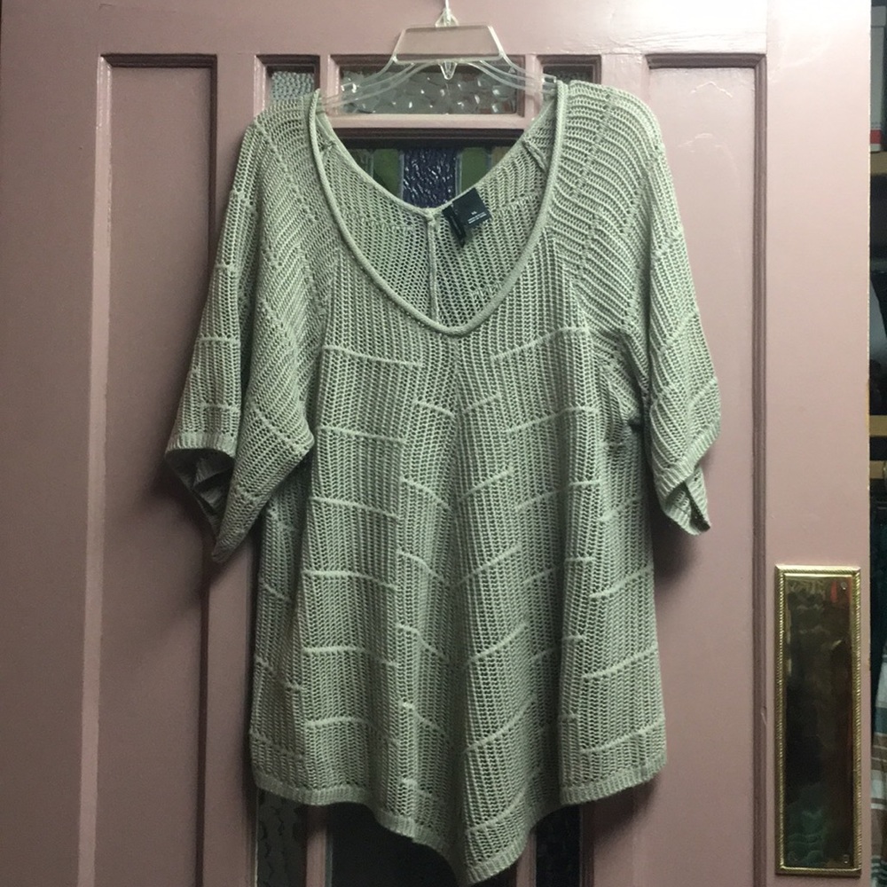 New Directions Sweater Short Sleeves XL